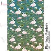 Picture of Dress My Craft Transfer Me Sheet A4 Flamingo Fantasy