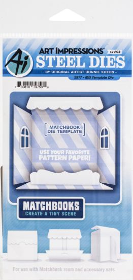 Picture of Art Impressions Matchbooks Template Dies  