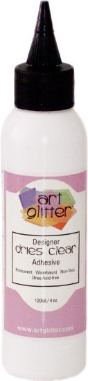 Picture of Art Institute Glitter Designer Dries Clear Adhesive 4oz 