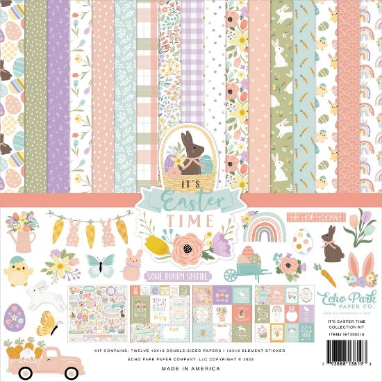 Picture of Echo Park Collection Kit 12"X12"-It's Easter Time