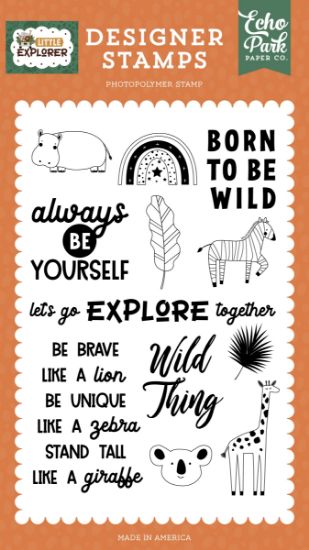 Picture of Echo Park Stamps-Let's Explore Together, Little Explorer