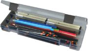 Picture of ArtBin Pencil Box 12.38"X4.875"X1.75" Translucent Charcoal