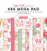 Picture of Echo Park Double-Sided Mega Paper Pad 6"X6" 48/Pkg Welcome Baby Girl
