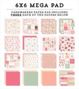 Picture of Echo Park Double-Sided Mega Paper Pad 6"X6" 48/Pkg Welcome Baby Girl