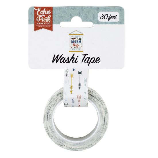 Picture of Echo Park Dream Big Little Boy Washi Tape 30'-Baby Arrows, Dream Big Little Boy