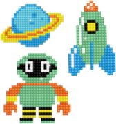 Picture of Diamond Dotz DOTZIES Stickers Facet Art Kit Multi Pack Space 3/Pkg