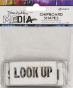 Picture of Dina Wakley Media Chipboard Shapes Speak Out