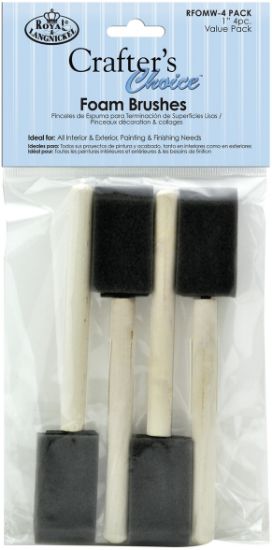Picture of Foam Brushes 4/Pkg 1" Width