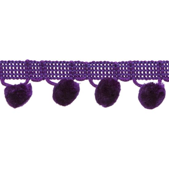 Picture of Ball Fringe 1-1/8"X12yd Purple