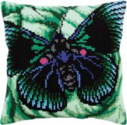 Picture of Collection D'Art Stamped Needlepoint Cushion Kit 40X40cm Butterfly Graphics