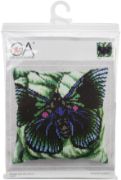 Picture of Collection D'Art Stamped Needlepoint Cushion Kit 40X40cm Butterfly Graphics