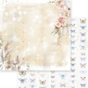 Picture of Asuka Studio Double-Sided Paper Pack 6"X6" 24/Pkg-Dusty Blue Floral