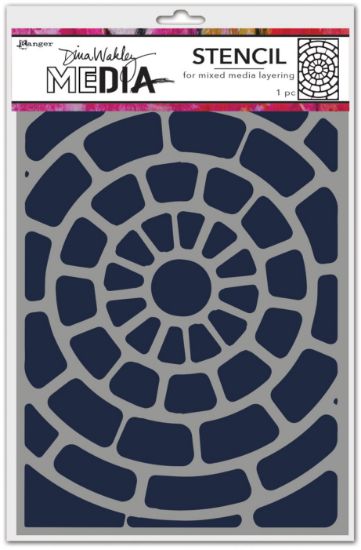 Picture of Dina Wakley Media Stencils 9"X6"-Cover