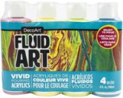 Picture of FluidArt Paint Pouring Value Pack 4/Pkg Tropical