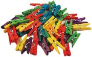 Picture of Mini Wood Clothespins Colored 1" 45/Pkg
