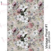 Picture of Dress My Craft Transfer Me Sheet A4 Vintage Floral #1