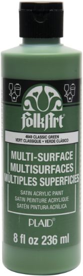 Picture of FolkArt Multi-Surface Paint 8oz Classic Green