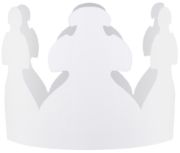 Picture of Hygloss Crowns 24/Pkg White