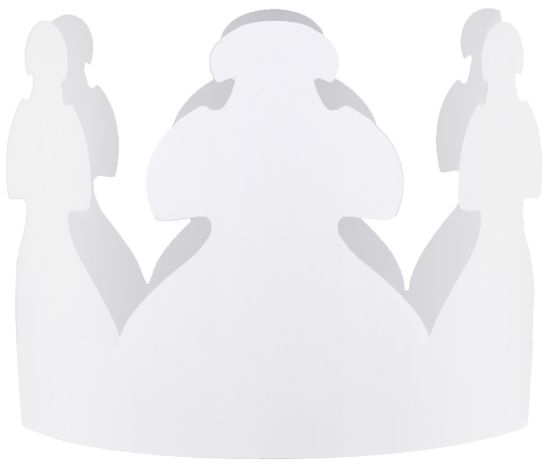 Picture of Hygloss Crowns 24/Pkg White