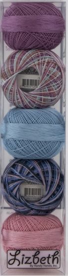 Picture of Handy Hands Lizbeth Specialty Pack Cordonnet Cotton Size 20 Country Assortment 5/Pkg
