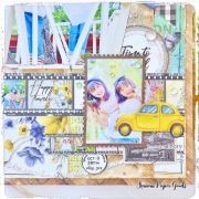 Picture of Bon Voyage Double-Sided Cardstock 12"X12"-Vacation