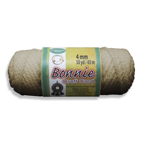 Picture of Bonnie Macrame Craft Cord 4mmX50yd Pearl (Beige)