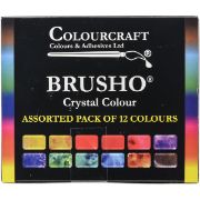 Picture of Brusho Crystal Colours Set 12/Pkg 
