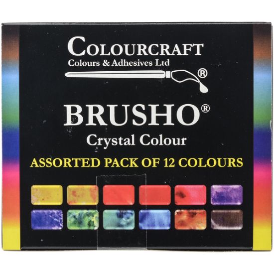 Picture of Brusho Crystal Colours Set 12/Pkg 