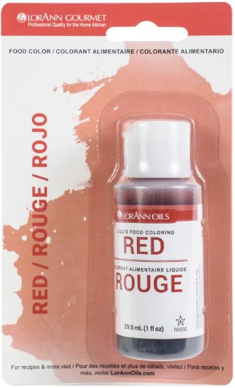 Picture of Liquid Food Color 1oz Red