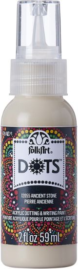 Picture of Folkart Dots Acrylic Paint 2oz-Ancient Stone