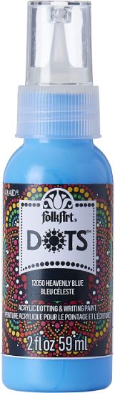 Picture of Folkart Dots Acrylic Paint 2oz-Heavenly Blue