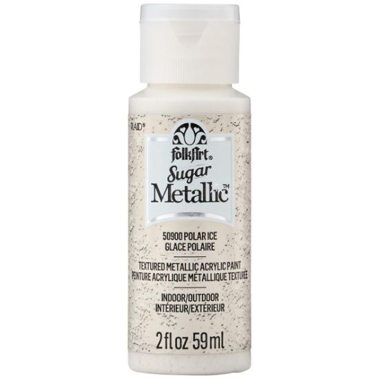 Picture of FolkArt Sugar Metallic Acrylic Paint 2oz-Polar Ice