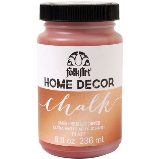 Picture of FolkArt Home Decor Chalk Paint Metallic 8oz Copper