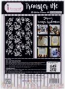 Picture of Dress My Craft Transfer Me Sheet A4 3D White Flower #6