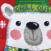 Picture of Dimensions Stocking Needlepoint Kit 16" Long-Chill Out Stitched In Wool & Yarn