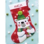 Picture of Dimensions Stocking Needlepoint Kit 16" Long-Chill Out Stitched In Wool & Yarn