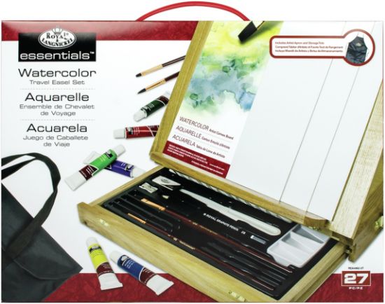 Picture of Easel Art Set W/Easy To Store Bag Watercolor