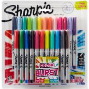 Picture of Color Burst Permanent Markers Ultra Fine 24/Pkg Assorted