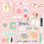 Picture of Book Lover Ephemera Cardstock Die-Cuts 24/Pkg-