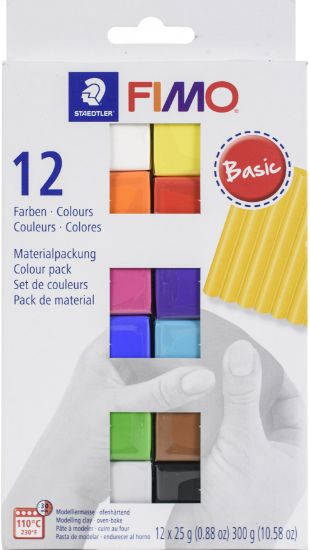 Picture of Fimo Professional Soft Polymer Clay 12/Pkg Basic