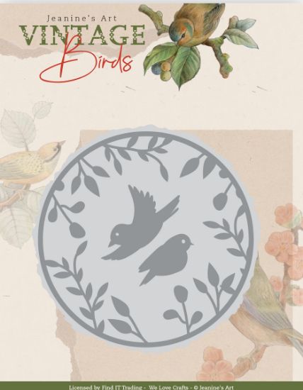 Picture of Find It Trading Jeanine's Art Die-Birds Circle, Vintage Birds