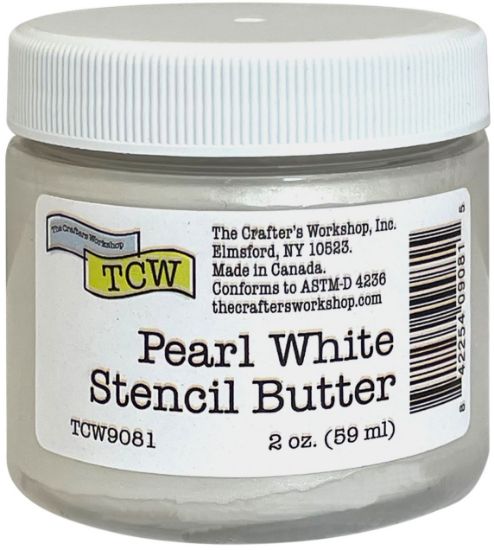 Picture of Crafter's Workshop Stencil Butter 2oz-Pearl White