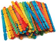 Picture of Craft Skill Sticks Colored 4.5" 80/Pkg