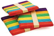 Picture of Craft Sticks Colored 4.5" 100/Pkg
