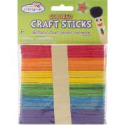 Picture of Craft Sticks Colored 4.5" 100/Pkg