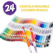 Picture of Crayola Erasable Colored Pencils 24/Pkg Long