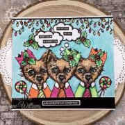 Picture of Creative Expressions 6"x8" Clear Stamp Set By Jane Davenport-Santa Paws