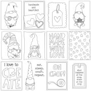 Picture of Crafting With My Gnomies Double-Sided Cardstock 12"X12" Color Me Cards