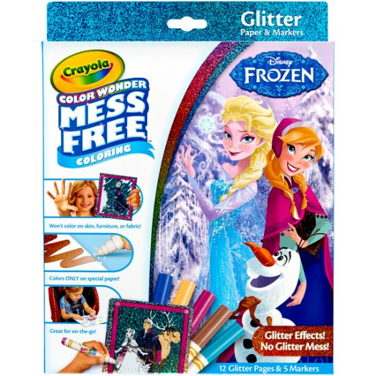 Picture of Crayola Color Wonder Glitter Set Frozen
