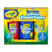 Picture of Crayola Washable Finger Paint 8oz 3/Pkg Primary